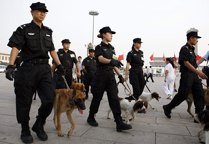 китайские полицескийе