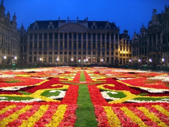 брюссельский цветочный ковер
