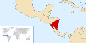 никарагуа на карте региона