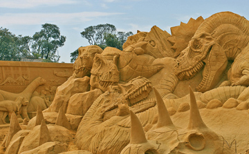 выставка песчаных скульптур