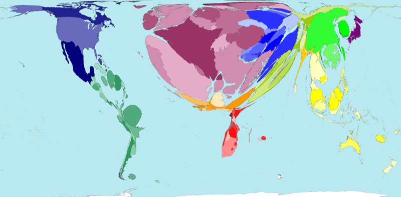 туристическая карта мира