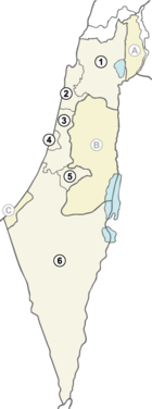 округа израиля