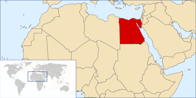 Карта мира_Египет